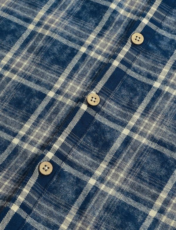 VATPAVE Boys Flannel Button Down Shirt Casual Long Sleeve Plaid Shirts 6-14 Years - Image 23