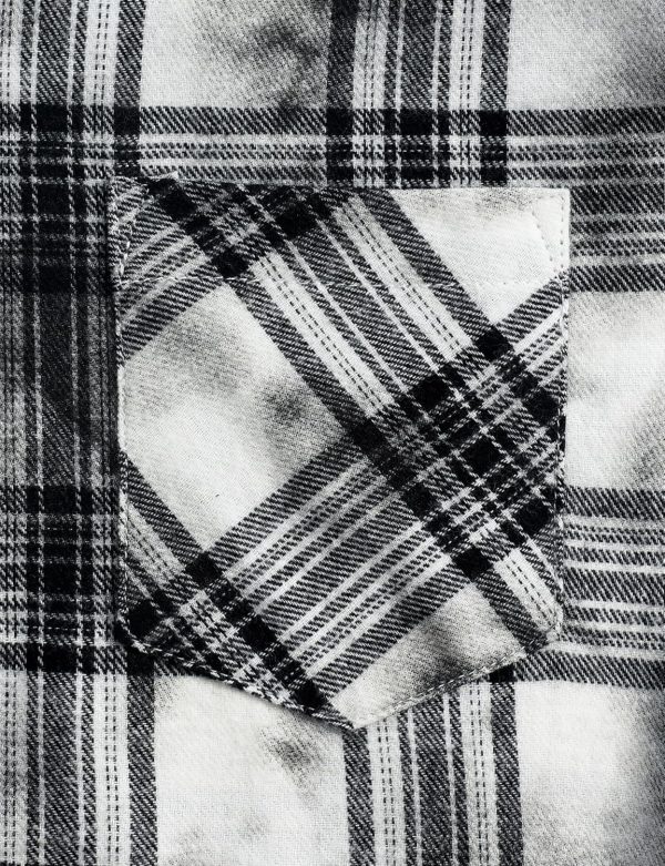 VATPAVE Boys Flannel Button Down Shirt Casual Long Sleeve Plaid Shirts 6-14 Years - Image 34