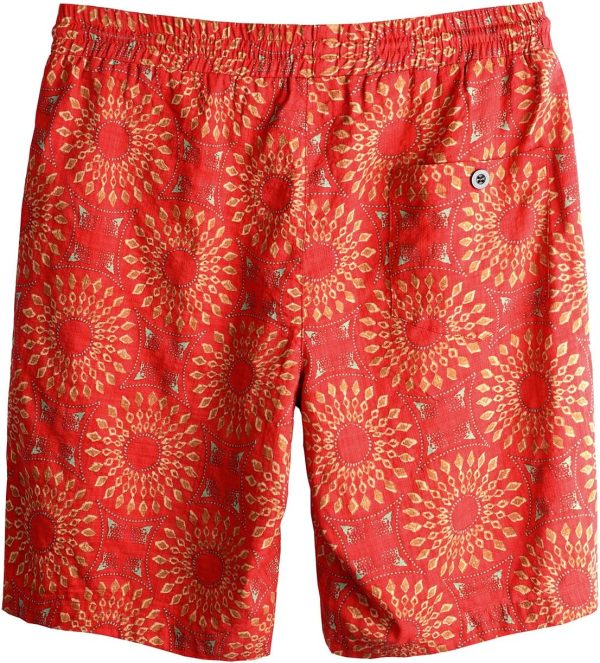 VATPAVE Mens Floral Hawaiian Shirts Short Sleeve Button Down Beach Shirts Suits - Image 24