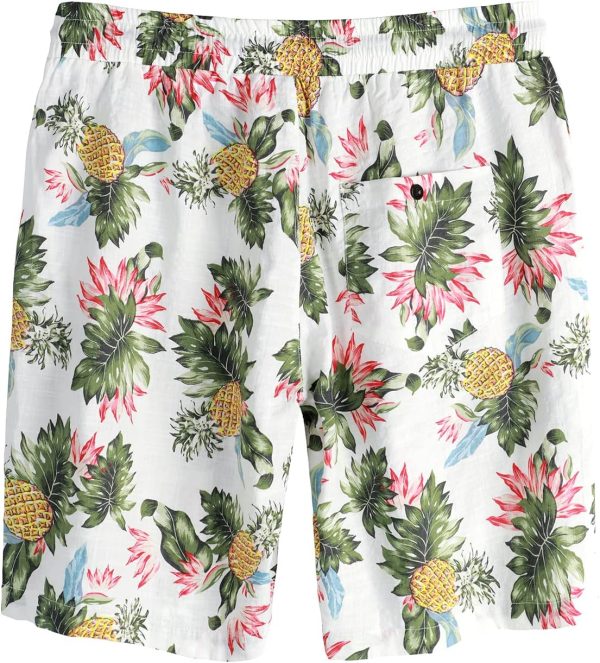 VATPAVE Mens Floral Hawaiian Shirts Short Sleeve Button Down Beach Shirts Suits - Image 60