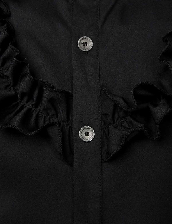 VATPAVE Mens Ruffle Pirate Shirts Medieval Renaissance Cosplay Costume Steampunk Victorian Tops - Image 16