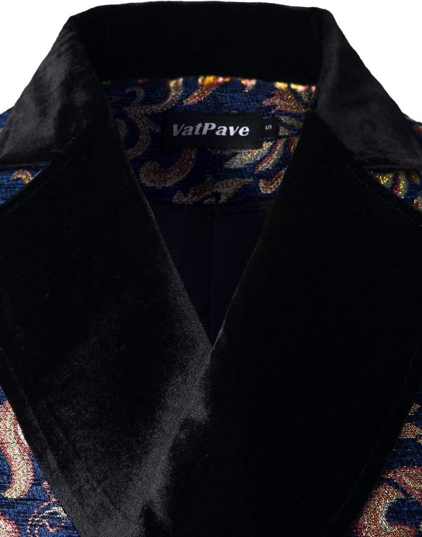 VATPAVE Mens Victorian Double Breasted Vest Gothic Steampunk Waistcoat - Image 10