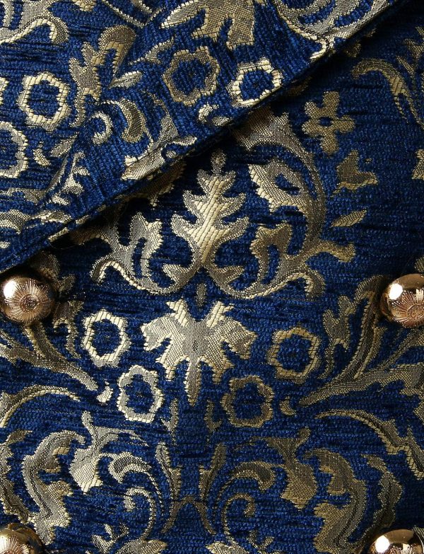 VATPAVE Mens Victorian Double Breasted Vest Gothic Steampunk Waistcoat - Image 17