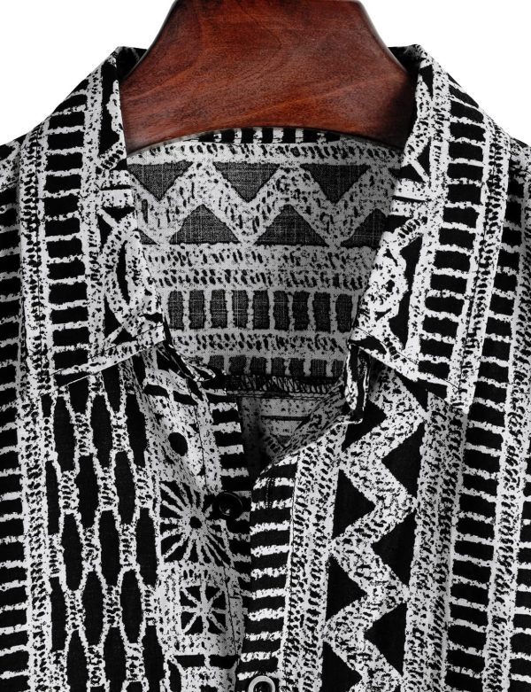 VATPAVE Mens Casual Short Sleeve Button Down Shirts Regular Fit Hawaiian Summer Shirt - Image 10