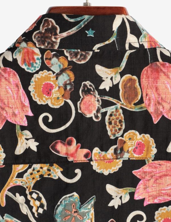 VATPAVE Mens Casual Short Sleeve Button Down Shirts Regular Fit Hawaiian Summer Shirt - Image 48