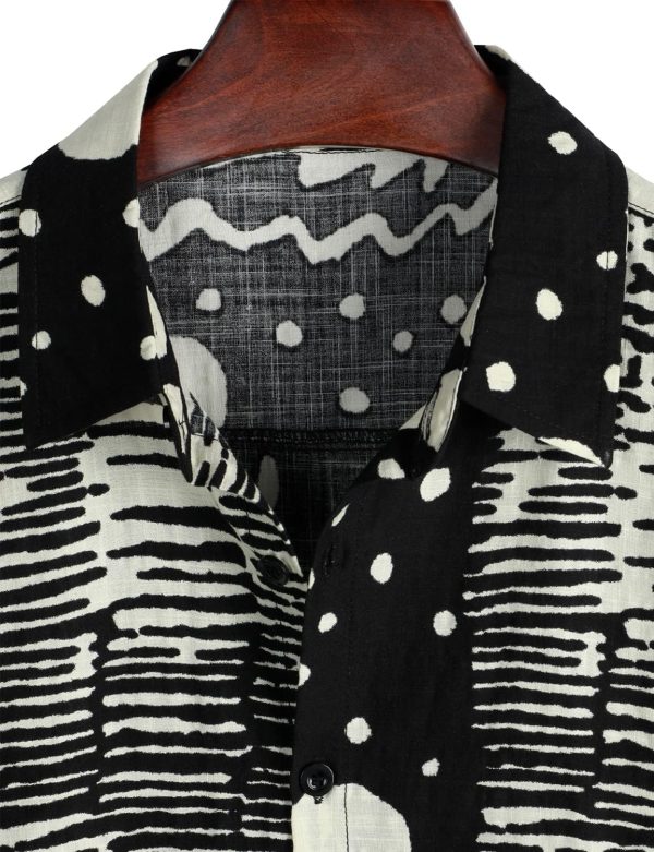 VATPAVE Mens Casual Short Sleeve Button Down Shirts Regular Fit Hawaiian Summer Shirt - Image 71