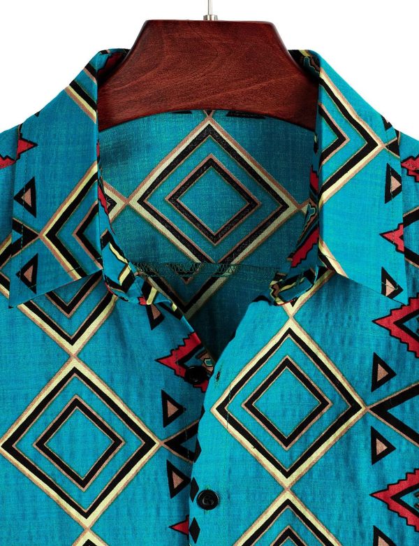 VATPAVE Mens Casual Short Sleeve Button Down Shirts Regular Fit Hawaiian Summer Shirt - Image 77