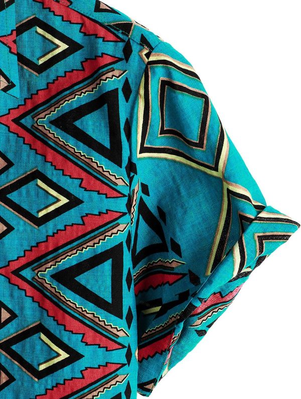 VATPAVE Mens Casual Short Sleeve Button Down Shirts Regular Fit Hawaiian Summer Shirt - Image 78