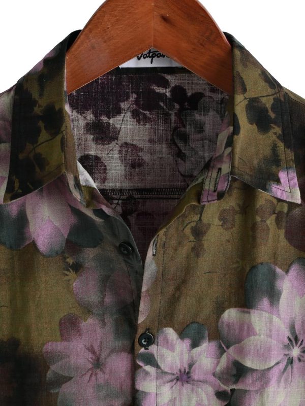 VATPAVE Mens Casual Short Sleeve Button Down Shirts Regular Fit Hawaiian Summer Shirt - Image 89