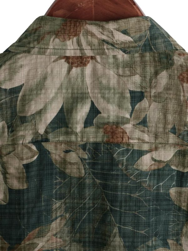 VATPAVE Mens Casual Short Sleeve Button Down Shirts Regular Fit Hawaiian Summer Shirt - Image 98