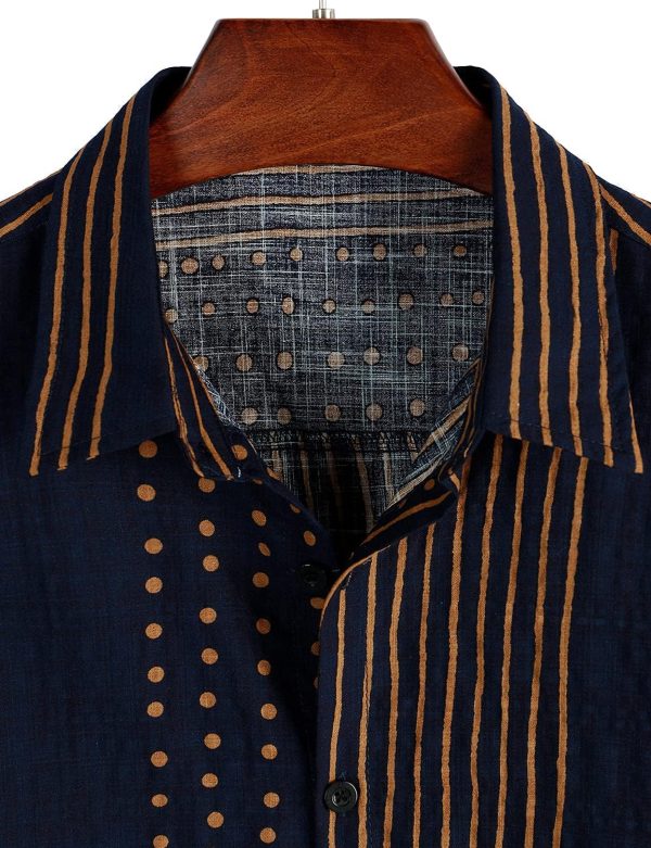 VATPAVE Mens Casual Short Sleeve Button Down Shirts Regular Fit Hawaiian Summer Shirt - Image 101
