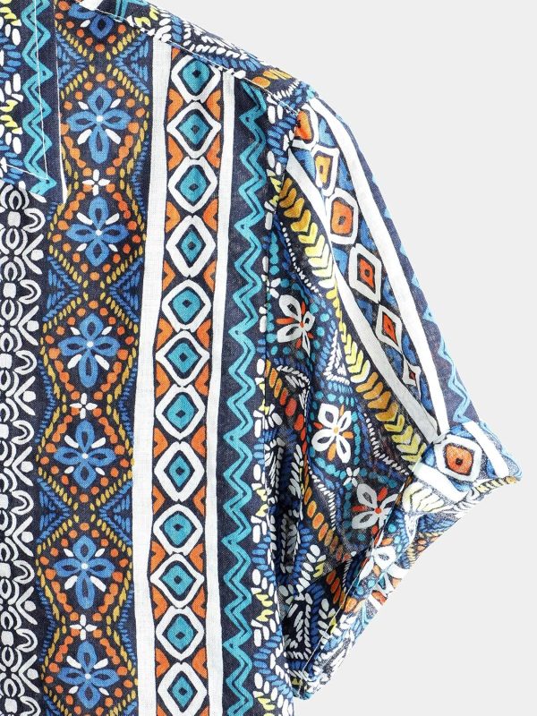 VATPAVE Mens Casual Short Sleeve Button Down Shirts Regular Fit Hawaiian Summer Shirt - Image 126