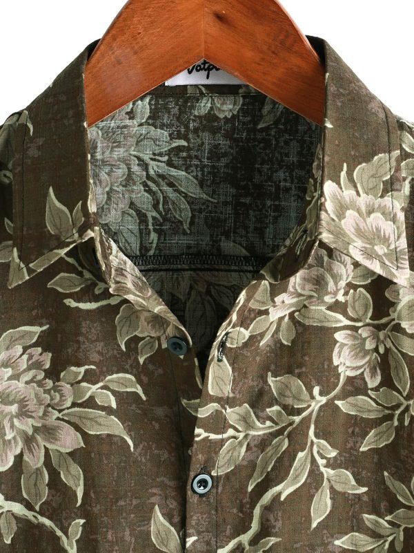 VATPAVE Mens Casual Short Sleeve Button Down Shirts Regular Fit Hawaiian Summer Shirt - Image 149