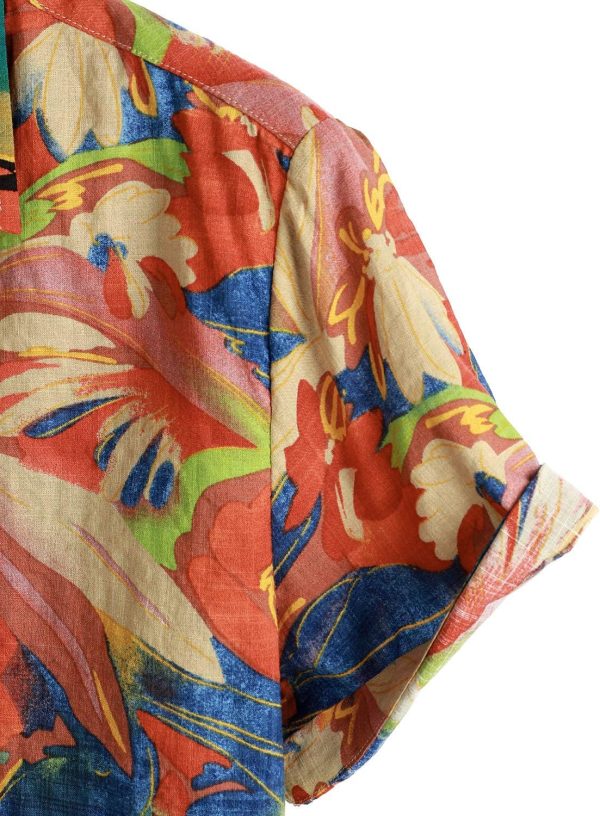 VATPAVE Mens Casual Short Sleeve Button Down Shirts Regular Fit Hawaiian Summer Shirt - Image 187