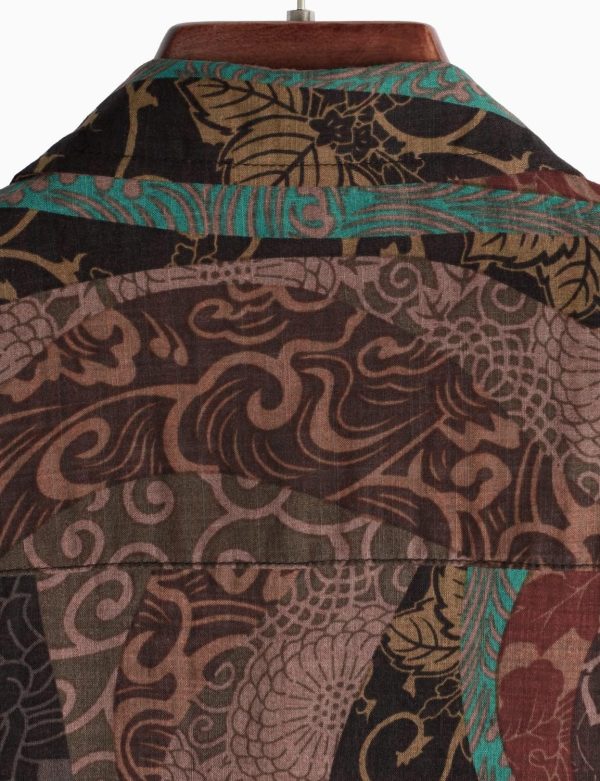 VATPAVE Mens Casual Short Sleeve Button Down Shirts Regular Fit Hawaiian Summer Shirt - Image 206