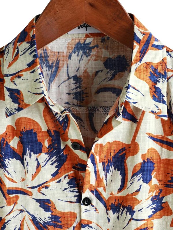 VATPAVE Mens Casual Short Sleeve Button Down Shirts Regular Fit Hawaiian Summer Shirt - Image 216